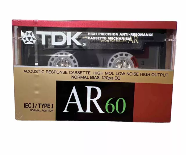 TDK AR-60 N, Normal Position, IEC I, TYPE I, EQ:120us, NEU & OVP, Tape, Cassette