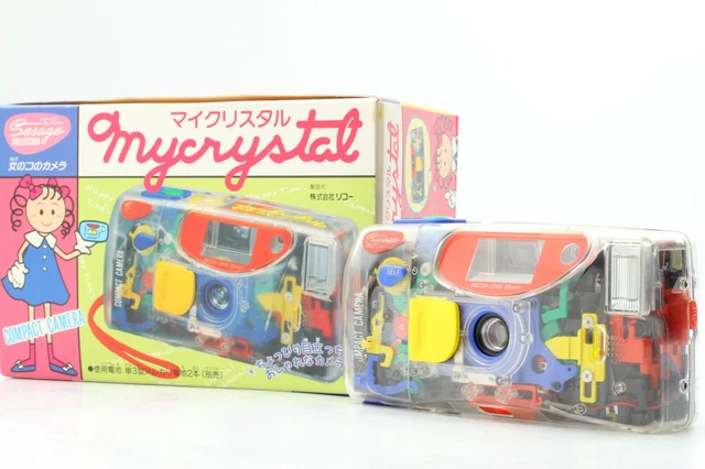 RARE 【Top MINT Boxed】 Ricoh LX-22 Bandai My crystal 35mm film Compact From JAPAN