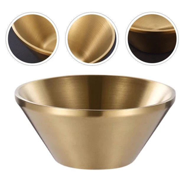 Tazze Ciotole Dessert Multifunzionali Ciotole Ramen Dip V Acciaio Inox