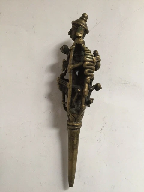Large Burmese bronze tattoo needle 3