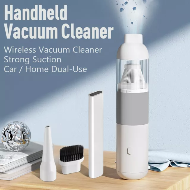 20000Pa Powerful Suction Car Vacuum Cleaner Cordless Hand Held Mini Duster USB 3