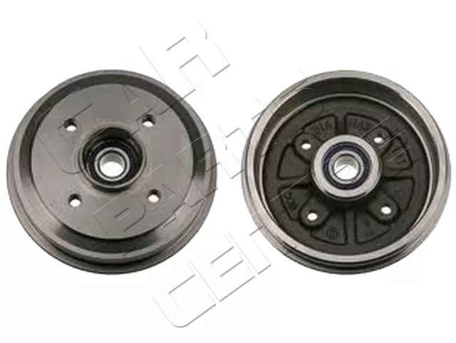 For Ford Focus Mk1 Rear Brake Drums & Wheel Bearings 1998 - 2004