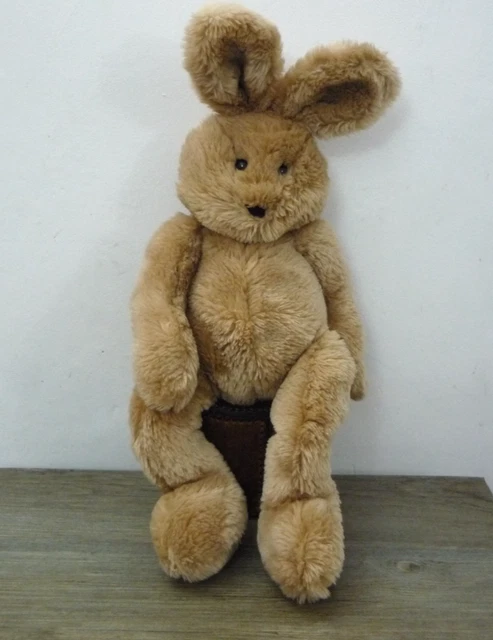 VINTAGE ELC EARLY Learning Centre Brown Bunny Rabbit Soft Plush Toy 17 ...