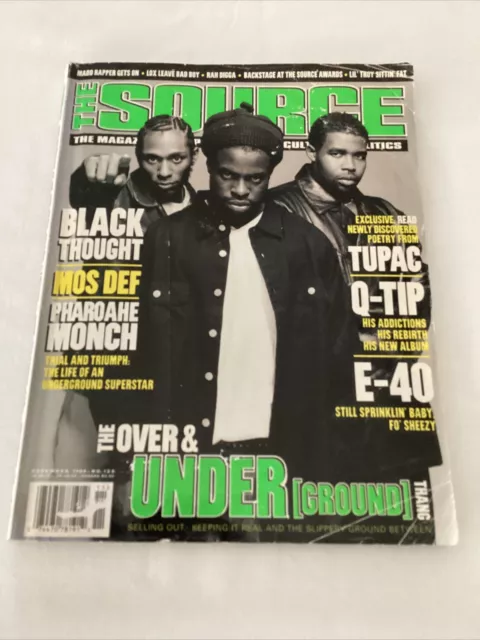 the source magazine November 1999 #122 Black Thought Mos Def Tupac 2pac E-40