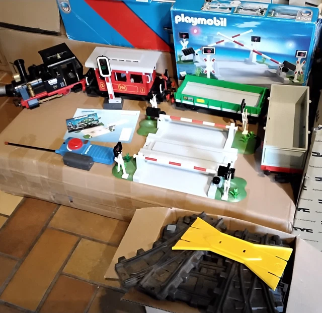 PLAYMOBIL : CHEMIN De Fer De 4017 Locomotive à Vapeur Avec Lumière - Foto 3