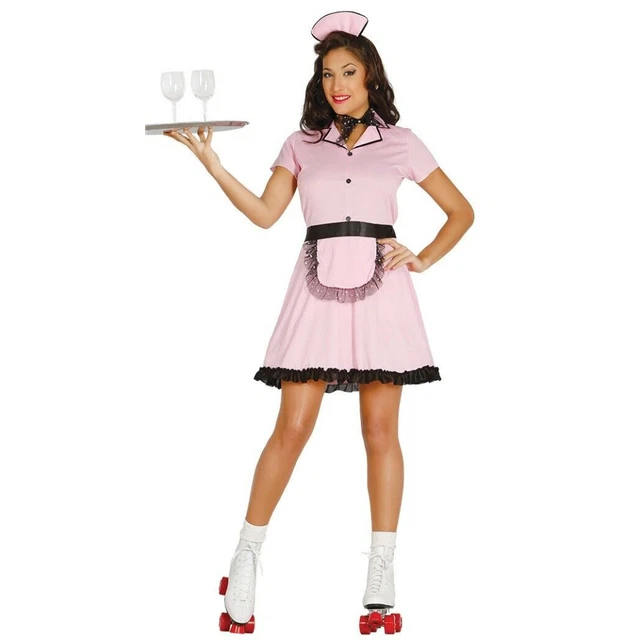 knee length dresses for ladies 1950's Rock & Roll Women's Fancy Dress Costume  Ninx Costumes