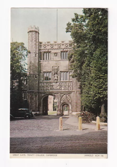 Printed Postcard Great Gate Trinity College Cambridge