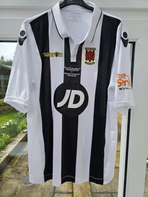 Chorley V Derby County FA Cup Shirt 2021 XXL Macron