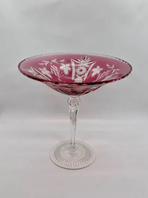 Nachtmann Traube Martini Schale Bleikristall 19 cm./ Überfang / Römer/ Limited 2