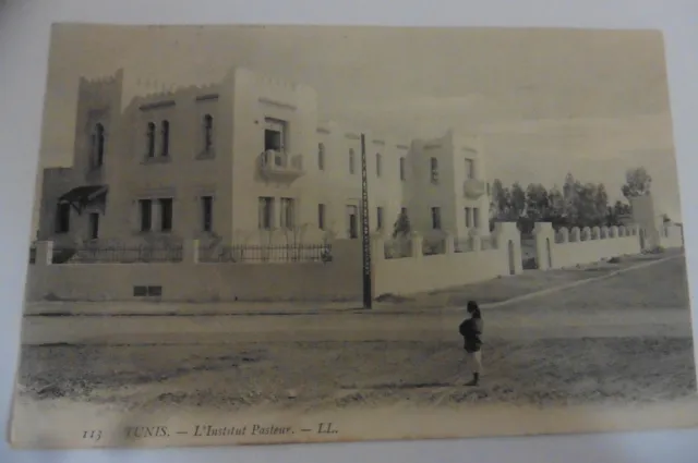 CPA Tunisie Tunis - L'Institut Pasteur vers 1900 voyagée 1906