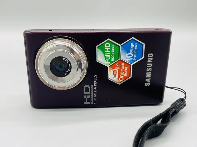 Samsung Flashcam High Definition Camcorder 10.0MP HMX-U10 - Red Tested and Works