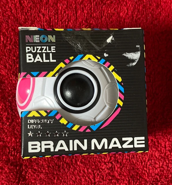 NEON BRAIN MAZE puzzle ball 5.00 PicClick UK