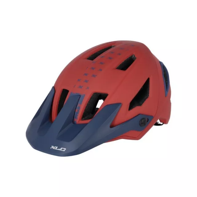 casco enduro bh-c31 rosso/blu taglia unica (58-62cm) XLC trail all mountain