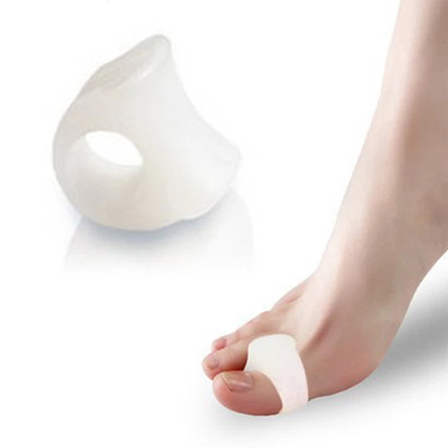 2 piezas enderezador de dedo del pie uso cómodo punta ligera Valgus Corrector Daily