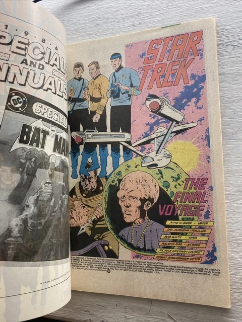 Star Trek Annual #2 September 1986 DC Comics 4