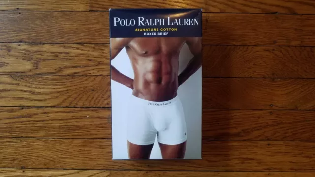 Vintage New Men's Underwear Boxer Briefs Polo Ralph Lauren Sz Medium Lot of 1