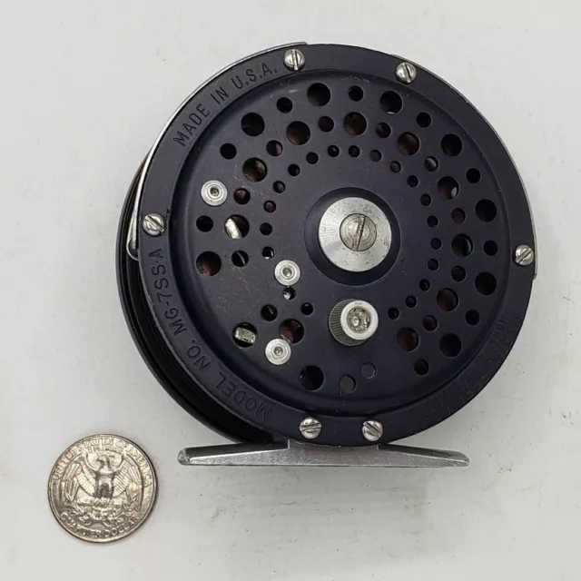 VINTAGE MARTIN 61 Fly Fishing Reel 8ft Combo - Made in USA * TESTED &  WORKING! $44.95 - PicClick