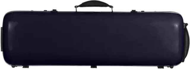 UK Fiberglass violin case Safe Oblong 4/4 M-case Purple Dark