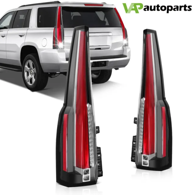 Tail Lights For 2015-2020 Chevrolet Tahoe Suburban Tail Light Rear Red Lamps
