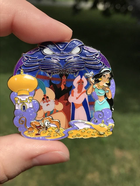 DISNEY STORE PARK PACK PIN—ALADDIN— ALADDIN AND JASMINE & JAFAR—LE 500 ...