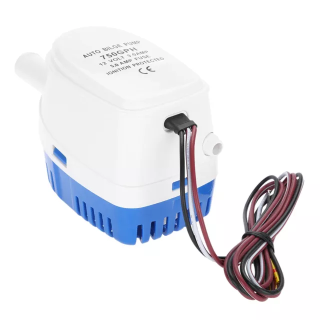 12V  Automatic Submersible Boat Bilge Water Pump with Auto Float Switch