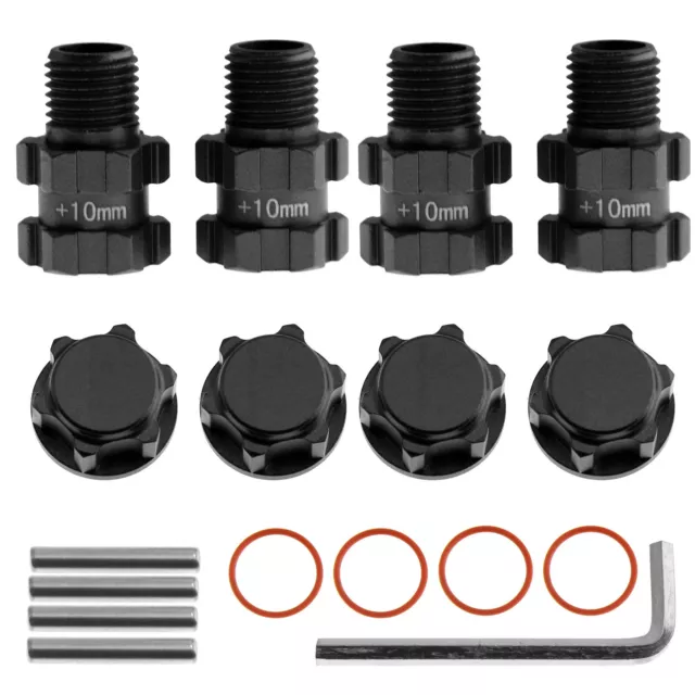 4PCS 14mm to 17mm Wheel Hex Hub Adapter for Arrma Senton Granite 4X4 3S