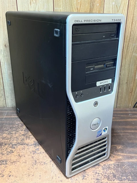 Dell Precision T3400 Windows XP PRO SP3 Computer RS232 Serial Parallel Floppy x