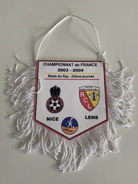 FANION PENNANT WIMPEL FOOTBALL OGCN NICE