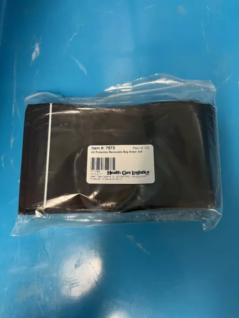 MyBoxSupply 4 x 6" - 3 Mil Reclosable Amber UV Bags, 100 Per Case