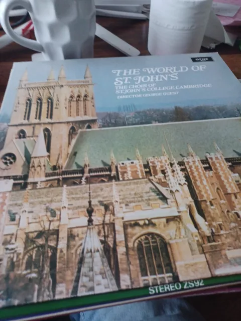 The Choir Of St John's College,  Cambridge - The World Of St.john's - Vinyl Lp