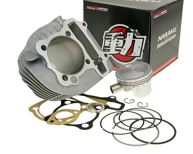 Cilindro completo Naraku pistone forgiato 180 cc 63 mm GY6 Kymco AC