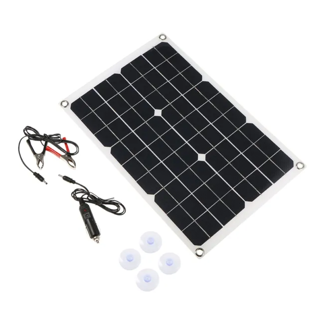 Kit de panneaux solaires monocristallins 20 W idéal pour caravane de camping-ca