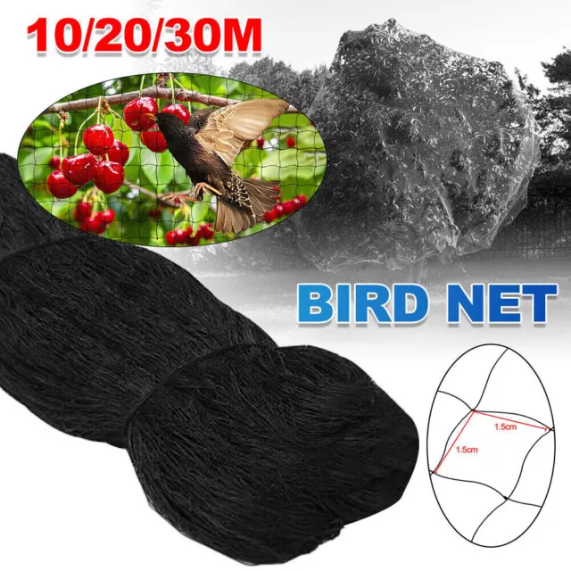 10M/20M/30M Anti Bird Netting Garden Fruit Tree Pond Protect Cover Pest Mesh Net