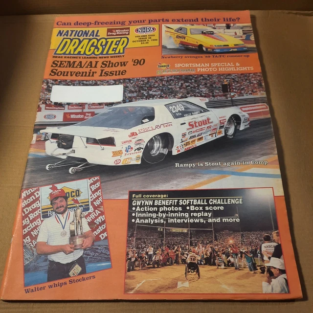 MAGAZINE NHRA NATIONAL Dragster Avril 2025 Numéro De Drag Racing 4 Vol