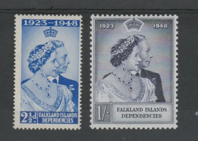 Falkland Islands 1948 Eheringe 2 Val MNH Yvert N.95/96 MF79053