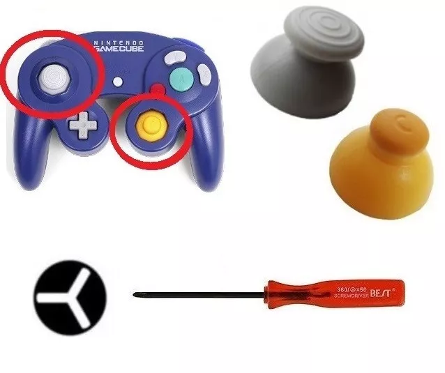 joystick nintendo gamecube  et tournevis