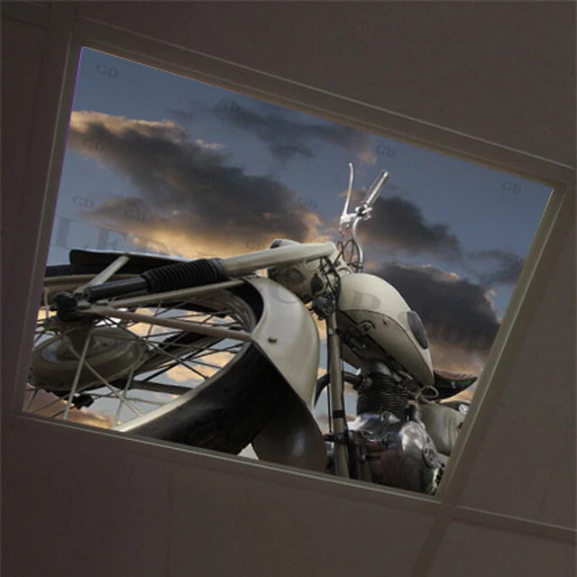 Dalle Décorative 60x60cm Pour Plafond LED - Plexiglass Diffusant Imprimé - Réf 0970