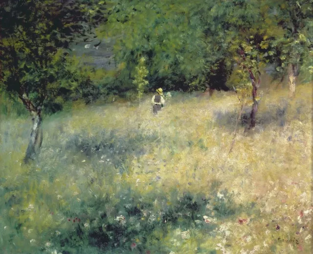 Pierre-auguste Renoir Hand oil painting on canvas,Spring at Chatou 24×36inch