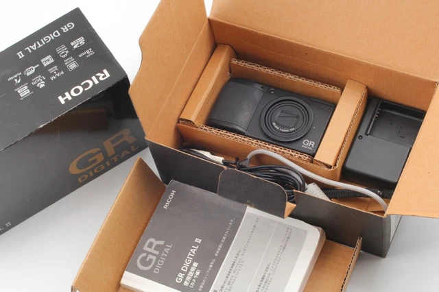 ALL Works!【MINT in Box】 Ricoh GR Digital II 10.1 MP Compact Camera From Japan