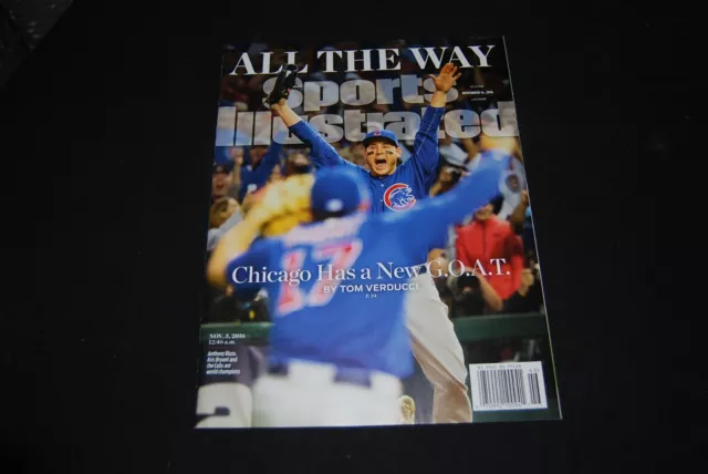 Chicago Cubs 2016 World Series November Sports Illustrated Magazine NEW No Label