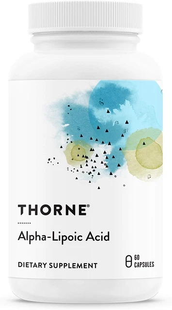 Thorne Alpha-Lipoic Acid - 300 Mg - Supplement Liver Detox, Antioxidant Support,
