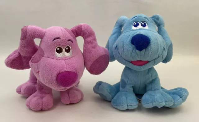 Blues Clues & You Plush Magenta & Blue 7'' Talking  Plush Dog Nickelodeon