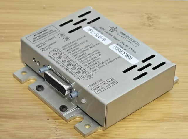 Wavelength Electronics MPL Series Laser Diode Driver MPL-500/B