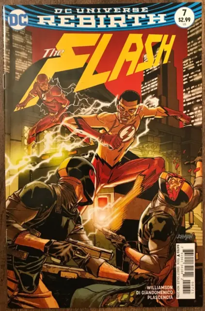The Flash #7 By Williamson Godspeed Barry Allen DCU Rebirth Variant B NM/M 2016