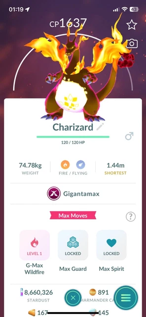 Pokémon GO Gigantamax Charizard – TRADE (Read Describe) - PoGoFighter