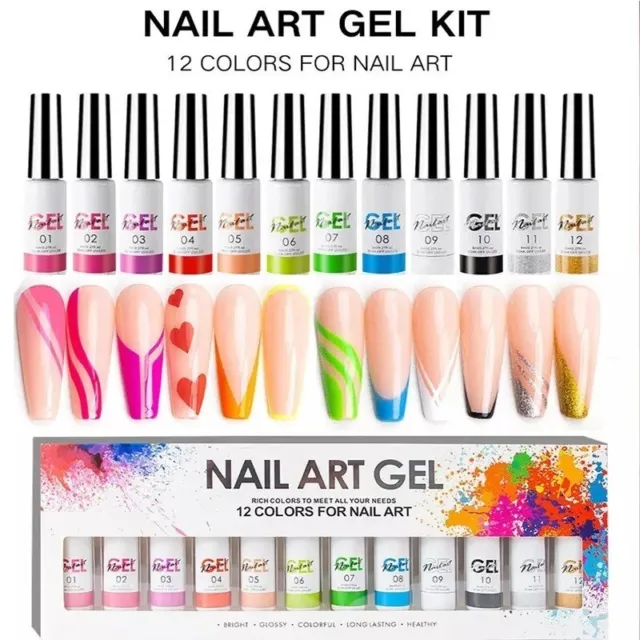 UV Painting Gel Nail Art Gel Nail Polish Manicure Tools Liner Gel DIY Pick Your