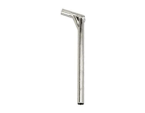 MCS Old School BMX Straight Seatpost - 7/8 Inch (22.2mm) Chrome Chromoly For Beach/BMX Bikes