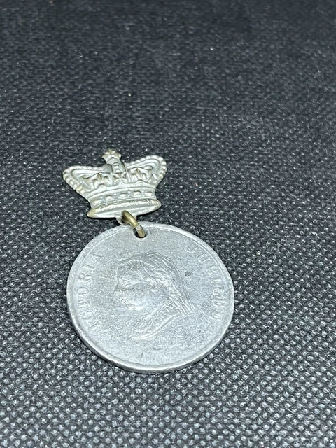 Queen Victoria Diamond Jubilee Medal 1897 Antique piece Original History British
