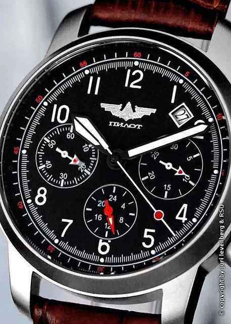 Pilot berkut chronograph poljot 31681 deals
