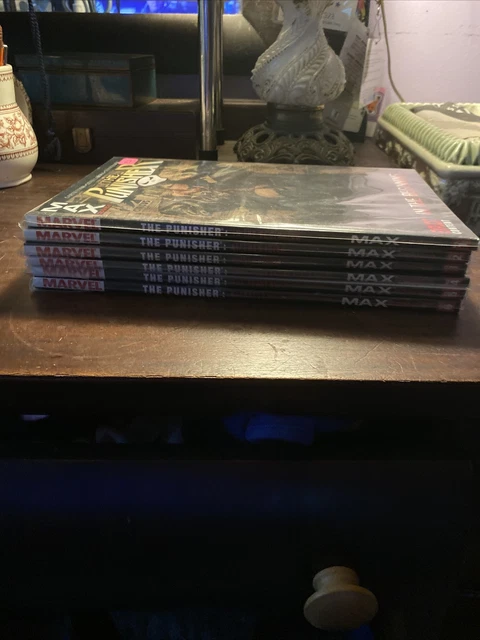Punisher MAX Vol 1/2/3/4/5/6 TPB Lot 6x Garth Ennis Marvel Comics Combine Ship 2
